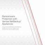 Ransomware Protection With Veritas Netbackup Appliances