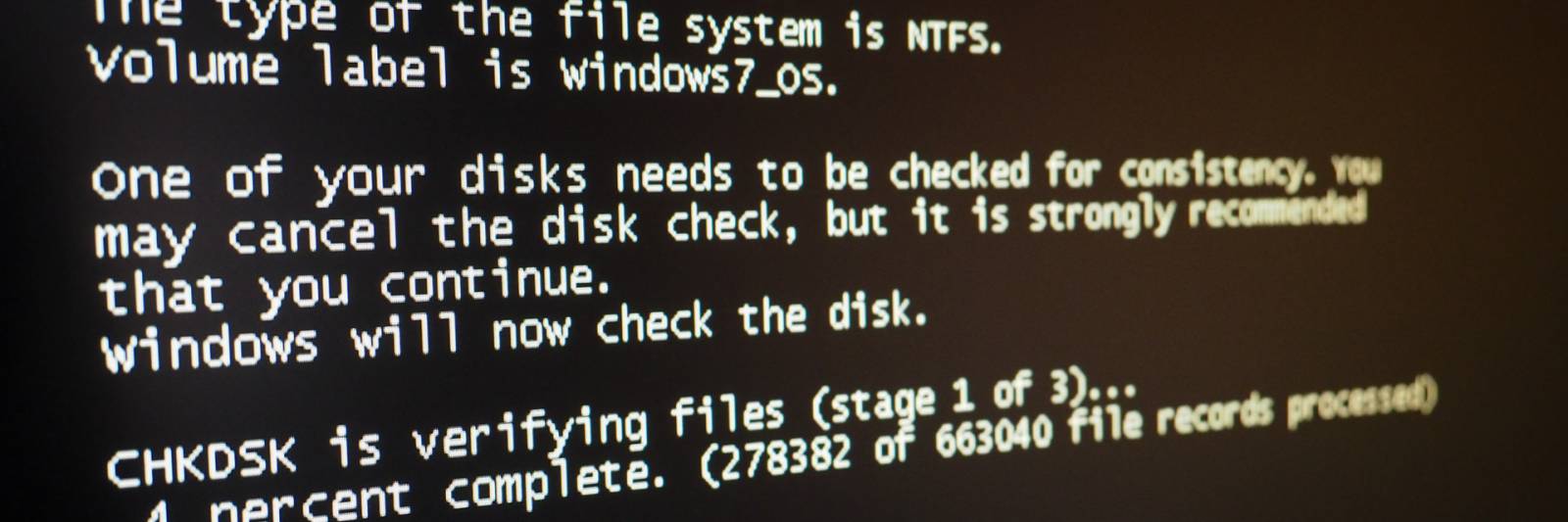How To Run Chkdsk