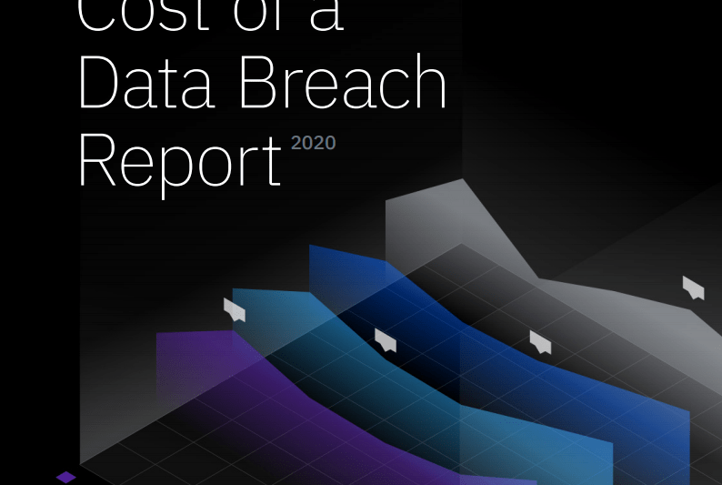 Cost Of A Data Breach Report 2020