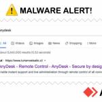 malvertising campaign on google distributed trojanized anydesk installer