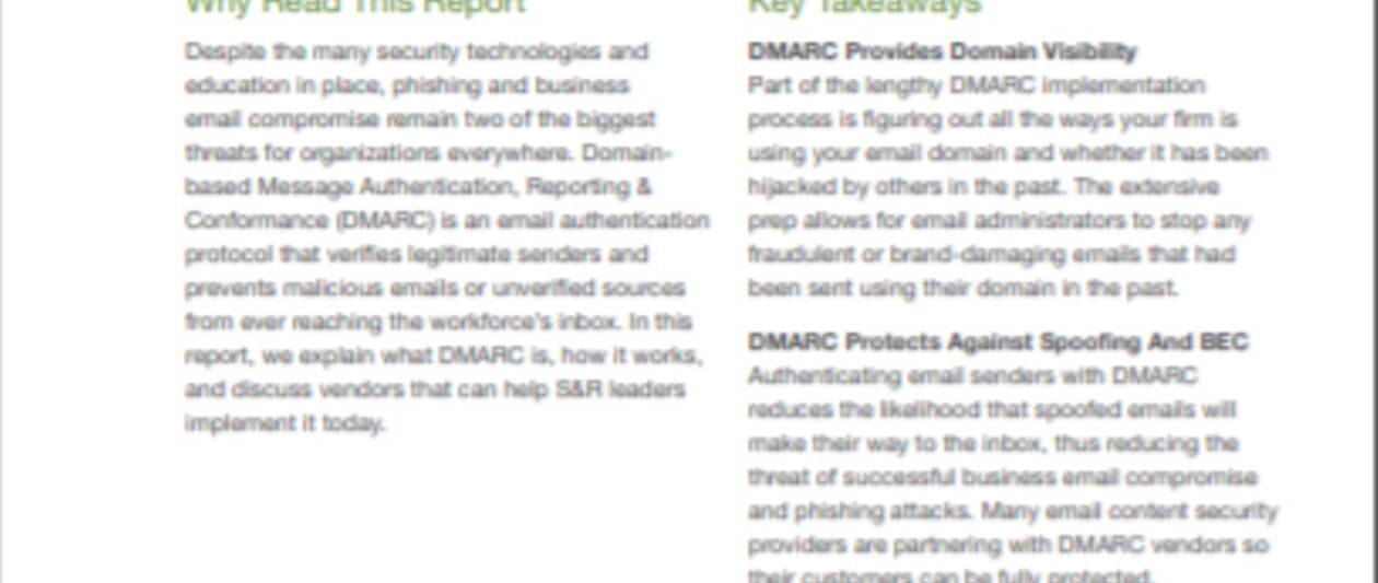 prevent fraud and phishing attacks with dmarc