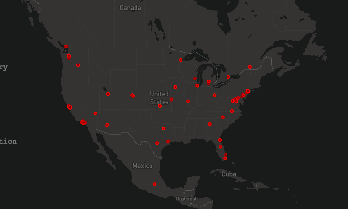 online map visualizes the widespread presence of automated ransomware