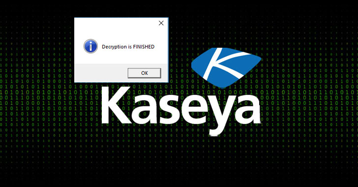 kaseya gets universal decryptor to help revil ransomware victims