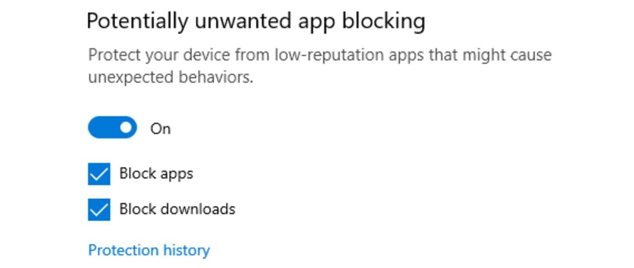 windows 10 to start blocking potentially unwanted apps by default