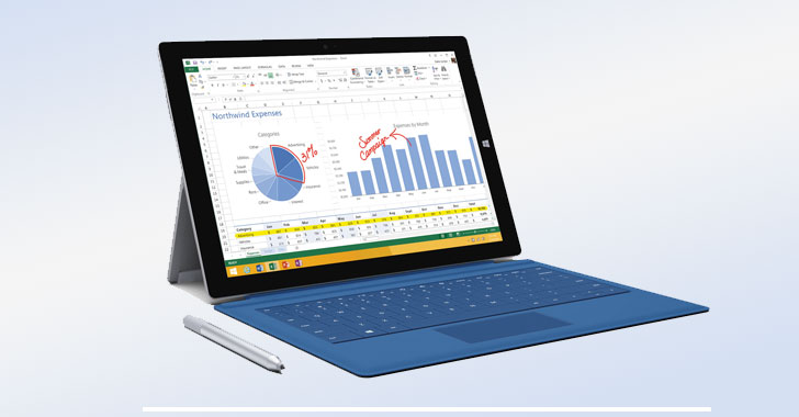 microsoft warns of new security flaw affecting surface pro 3