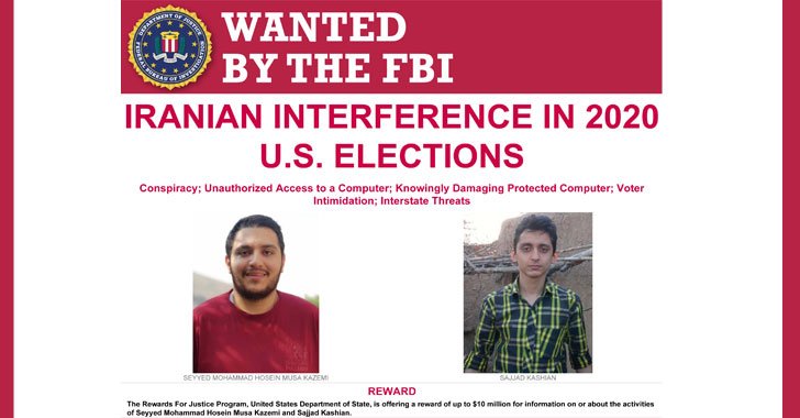 u.s. charged 2 iranians hackers for threatening voters during 2020
