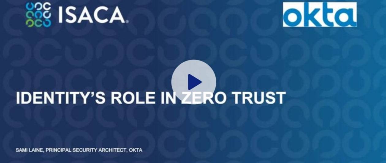 identity's role in zero trust