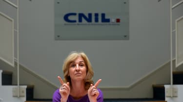 Isabelle Falque-Pierrotin, head of France&#039;s National Commission for Information Technology and Civil Liberties (CNIL), at CNIL&#039;s headquarters in Paris