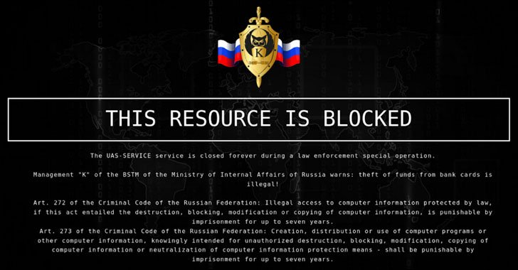 russia cracks down on 4 dark web marketplaces for stolen