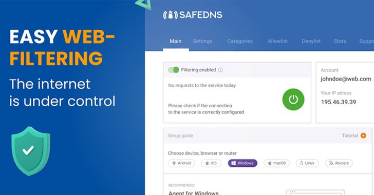 safedns: cloud based internet security and web filtering solution for msps