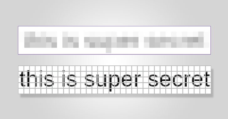 this new tool can retrieve pixelated text from redacted documents