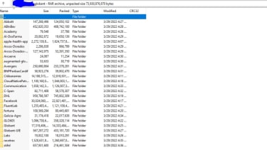 Screenshot of LAPSUS&#039; data dump from Globant