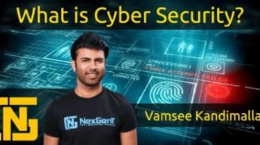 A thumbnail for a video created by NextGenT for its cyber security program