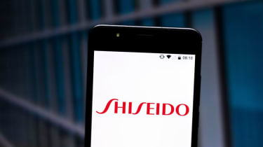 Shiseido Company logo seen displayed on a smartphone