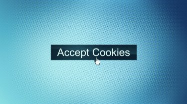 A mouse cursor hovering over an &#039;Accept Cookies&#039; button