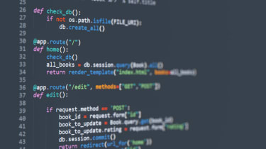 A screenshot of the Python programming language