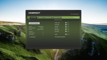 Webroot SecureAnywhere Antivirus scanning options