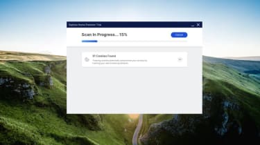 Sophos antivirus scan progress window