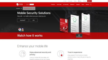 Trend Micro Mobile Security&#039;s homepage