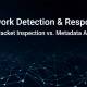 deep packet inspection vs. metadata analysis of network detection &
