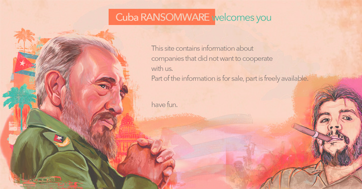 cuba ransomware extorted over $60 million in ransom fees from