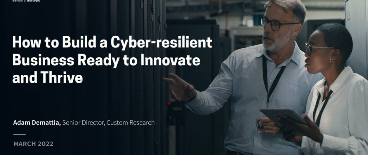 how to build a cyber resilient business read to innovate and