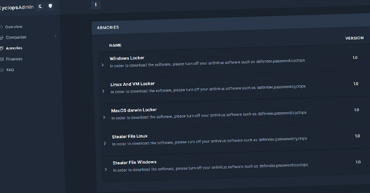cyclops ransomware gang offers go based info stealer to cybercriminals