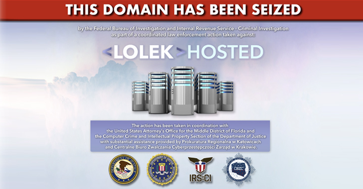 lolek bulletproof hosting servers seized, 5 key operators arrested