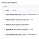 github's secret scanning feature now covers aws, microsoft, google, and