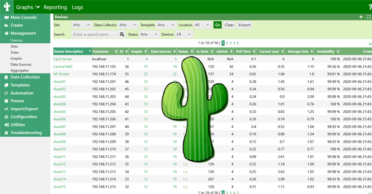 critical flaws in cacti framework could let attackers execute malicious