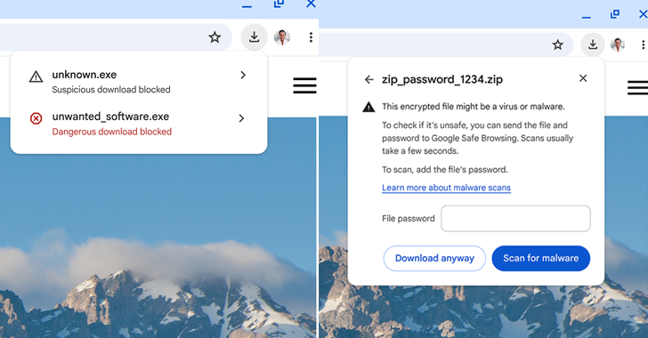 new chrome feature scans password protected files for malicious content